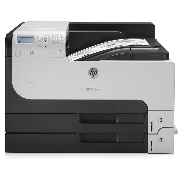 Hp Laserjet Enterprise 700 Printer M712dn - Impresora - Monocromo - A Dos Caras - Laser - A3/Ledger - 1.200 Ppp - Hasta 41 Ppm - Capacidad: 600 Hojas - Usb, Gigabit Lan, Host Usb