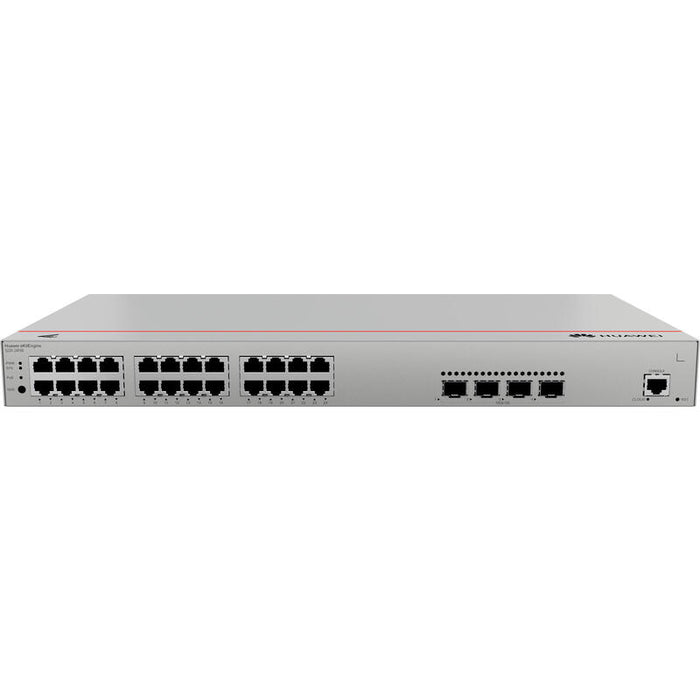 Huawei Switch S220-24p4x (24*Ge Ports(400w Poe+), 4*10ge Sfp+ Ports, Built-In Ac Power)
