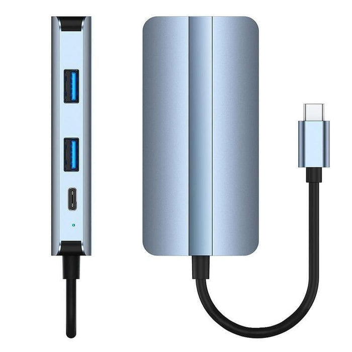 Hub Usb Byl-2106 7 En 1 Usb-C/Usb 3.0+2.0+Usb Tipo C+Vga+Hdmi Plata