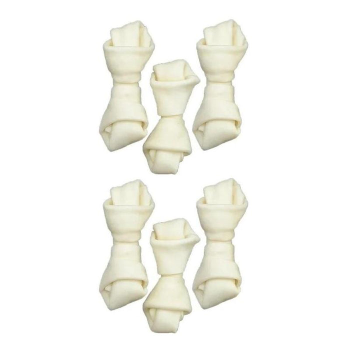 Hueso Blanco Anudado Zolux  Masticable Para Perros - 54 G