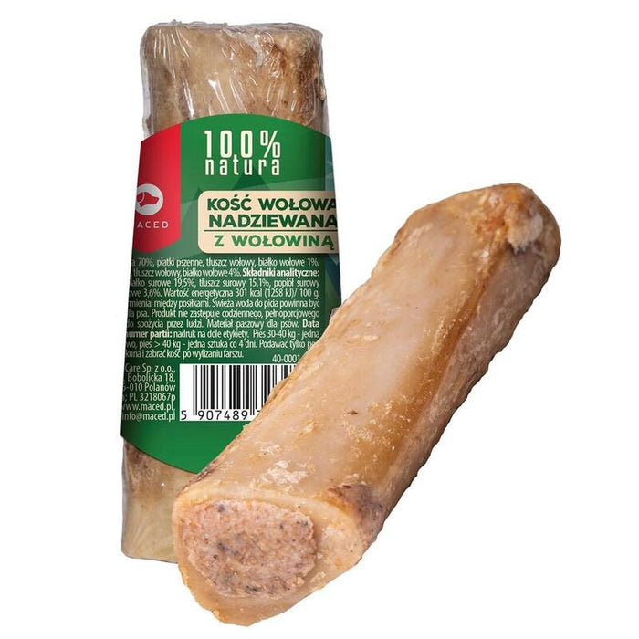 Hueso Macado Relleno De Ternera 150g Para Perro