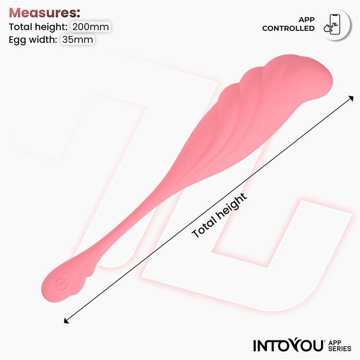 Huevo Vibrador Con Movimiento Waving Con App Usb