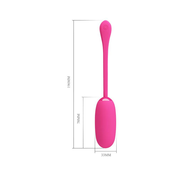 Huevo Vibrador Julius Usb Silicona Rosa