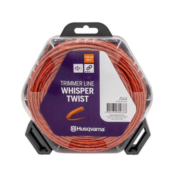 Husqvarna 597669141 Trimmerfaden 3 Mm/48m Naranja / Gris