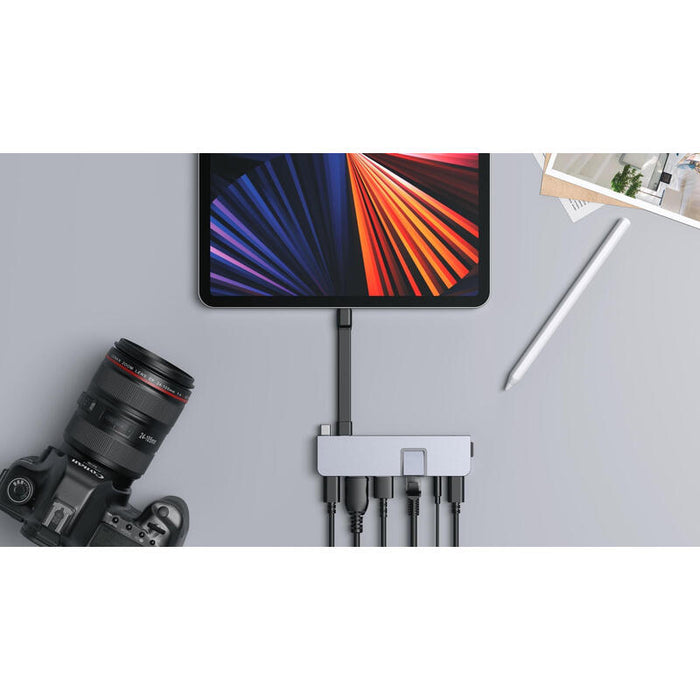 Hyper Hd575-Gry-Gl Dockingstation Usb 3.2 Gen 1 (3.1 Gen 1) Type-C 5000 Mbit/S Gris