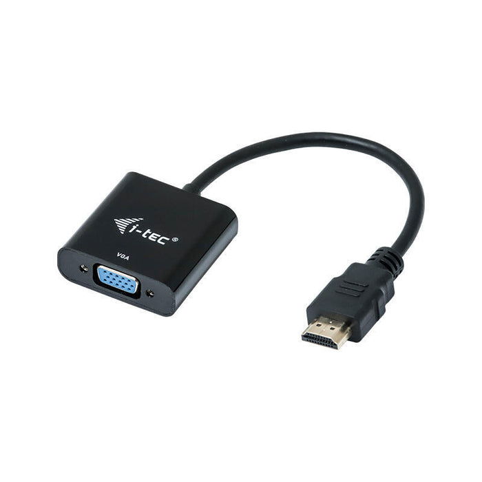 I-Tec Adaptador Hdmi A Vga Full-Hd 1920x1080 / 60 Hz Cable Conector Hdmi Dorado De 15 Cm