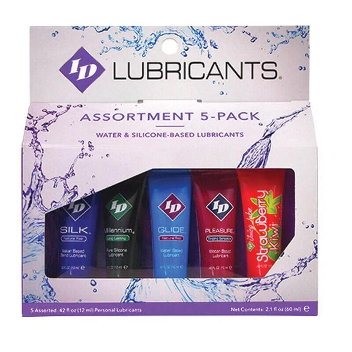 Id Juicy Lube  Surtido 5x Lubricante Tube Pack 12 Ml
