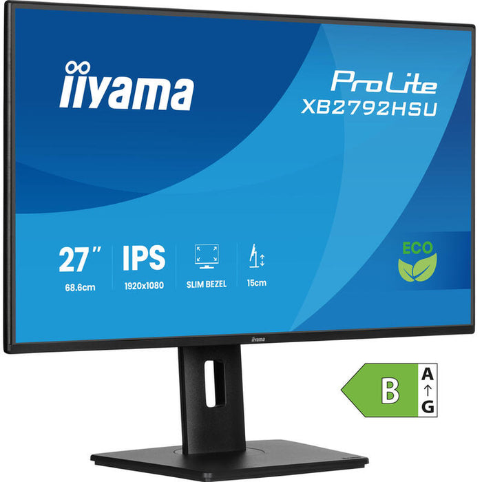 Monitor Iiyama Prolite Xb2792hsu-B1 27" 1920 X 1080 Pixeles Full Hd Led Negro