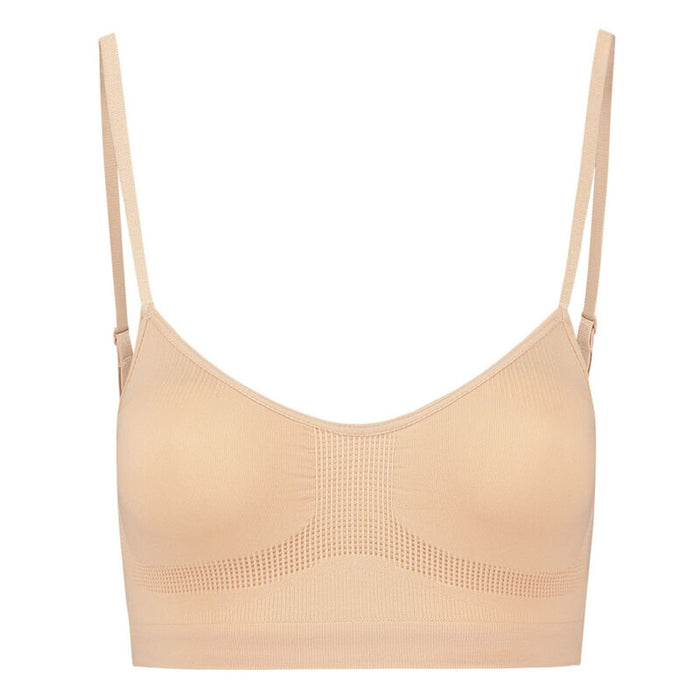 Bye-Bra - Medium Control Sujetador Sin Costuras Beige Talla M