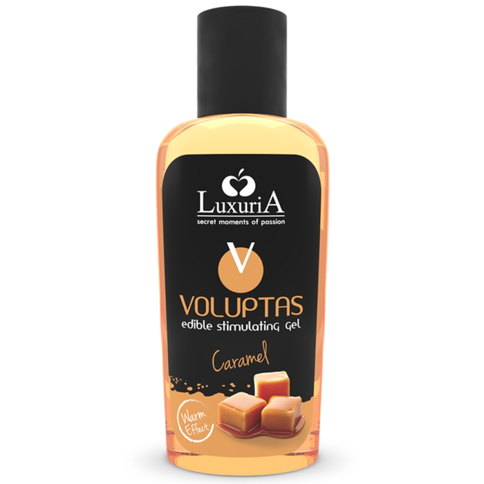 Luxuria Voluptas Gel Estimulante Comestible Efecto Calor - Caramelo 100 Ml
