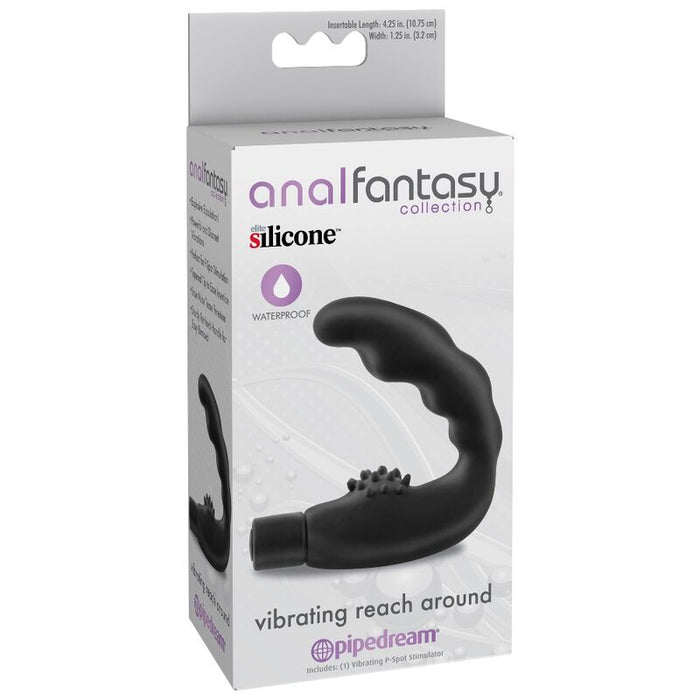 Anal Fantasy Collection Vibrating Reach Around - Color Negro