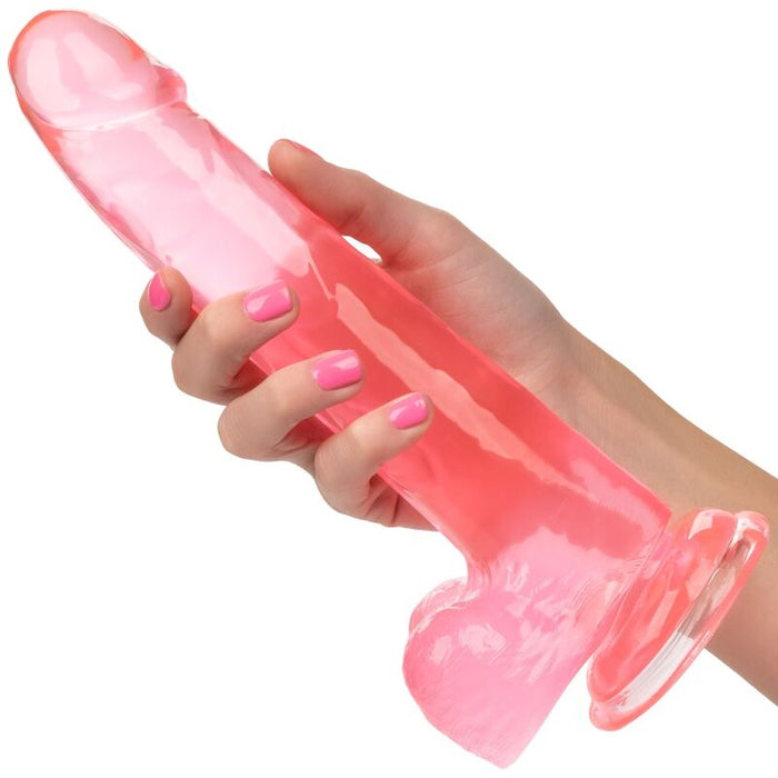 Queen Size Pene Gelatina 25,5cm - Rosa
