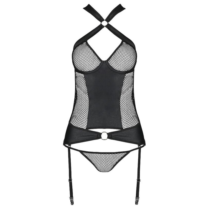 Passion - Amanda Corset Cuero Ecologico L/Xl