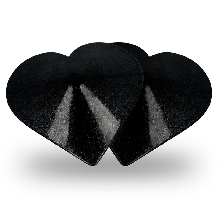 Coquette Chic Desire - Cubre Pezones Corazones Negros