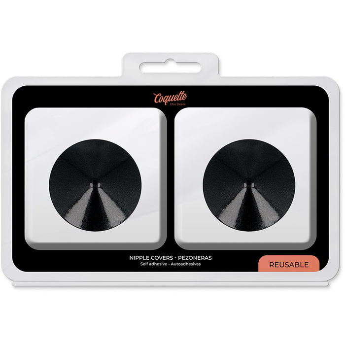 Coquette Chic Desire - Cubre Pezones Circulos Negros