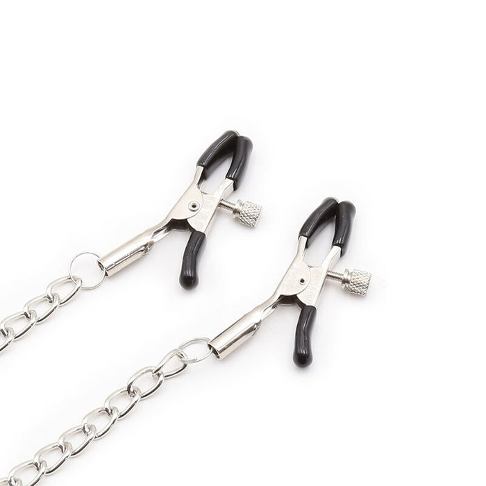 Ohmama Fetish - Mordaza De Anilla Con Cadenas Y Pinzas Pezones