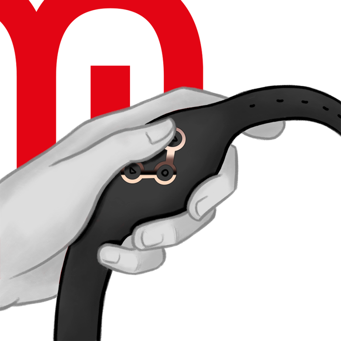 Watchme - Reloj Control Remoto Wireless Technology Azabache Y Cobre