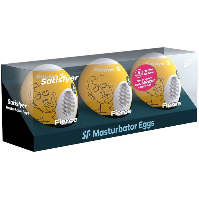 Satisfyer - 3 Huevos Masturbadores Fierce