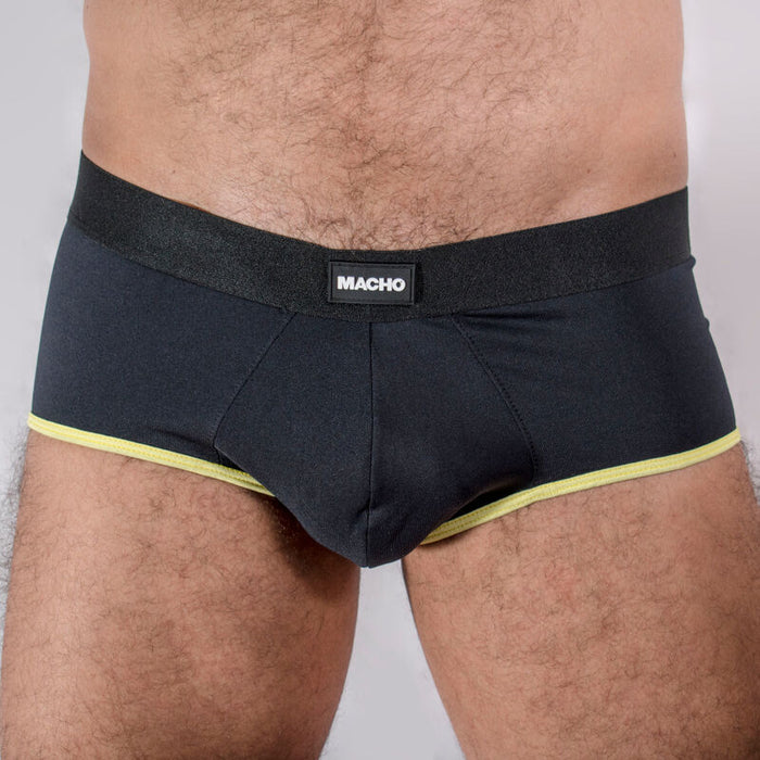 Macho - Ms24a Calzoncillo Brief Dark Amarillo S