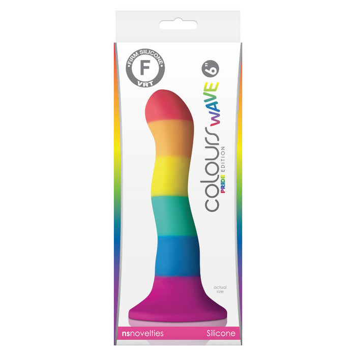 Pride - Dildo Wave Bandera Lgbt 17 Cm