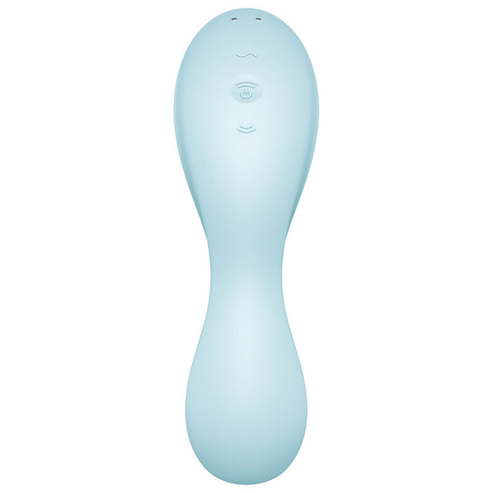 5 Estimulador Y Vibrador Satisfyer Curvy Trinity  - Azul