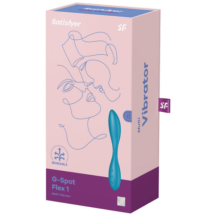 Satisfyer G-Spot Flex 1 Multi Vibrador - Azul