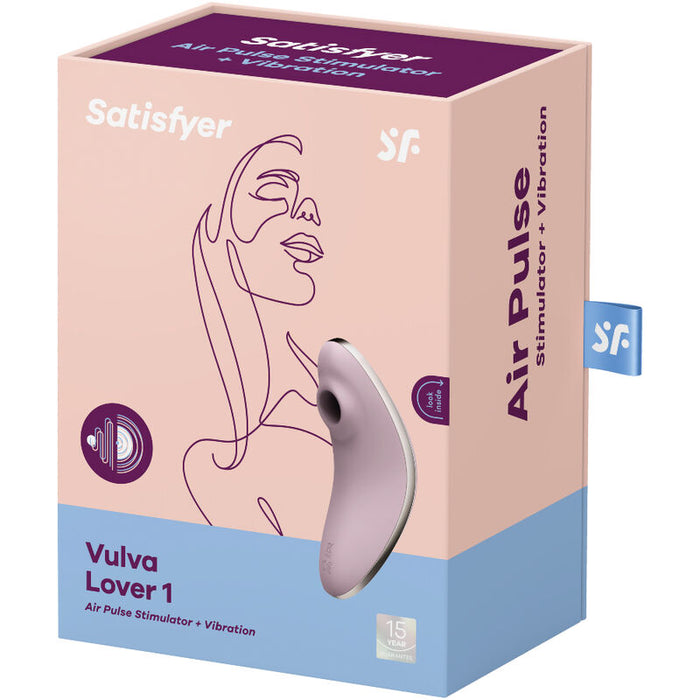 Succionador De Clítoris Y Vibración Vulva Lover 1 Violeta