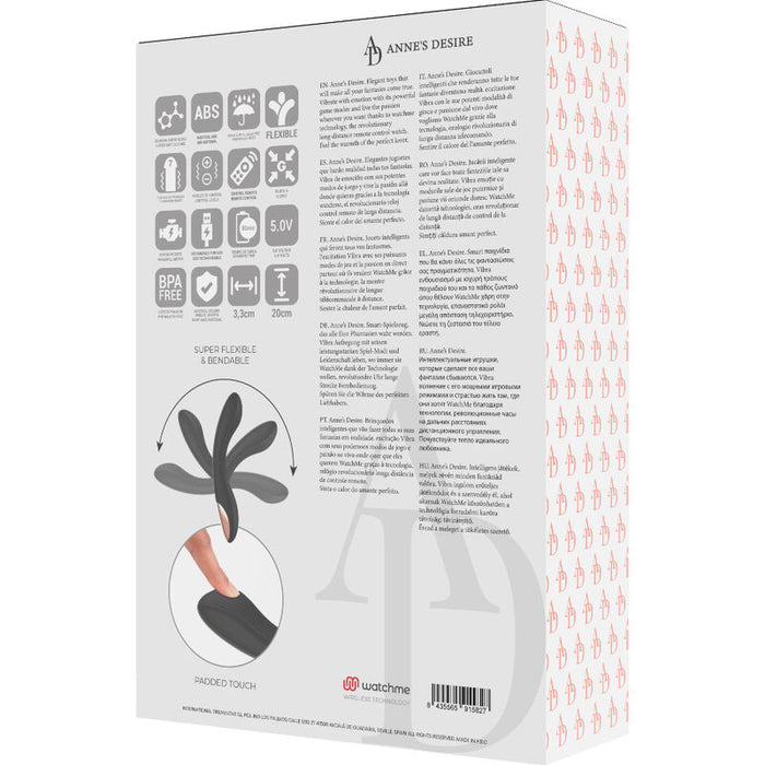 Anne'S Desire - Curve Control Remoto Tecnología Watchme Negro / Gold