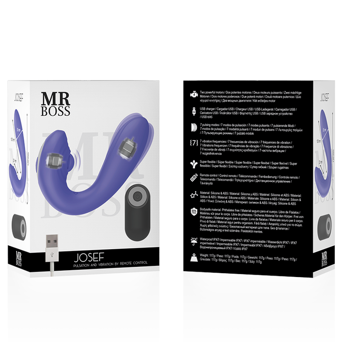 Mr Boss - Josef Pulsation & Vibration Control Remoto Para Parejas