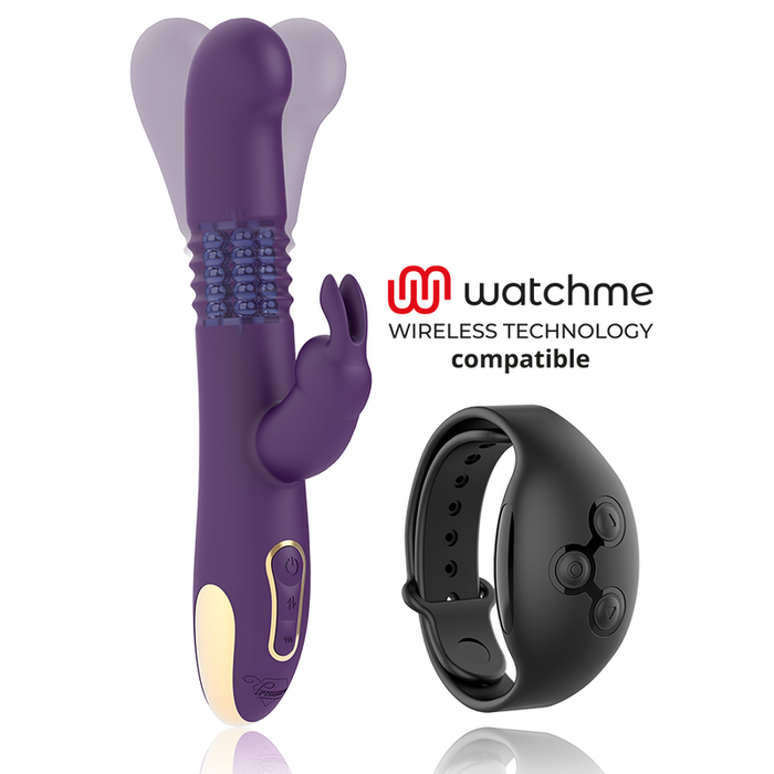 Treasure - Bastian Rabbit Up & Down, Rotator & Vibrator Compatible Con Watchme Wireless Technology