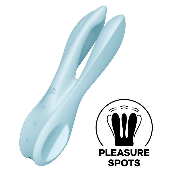 Vibrador Satisfyer Threesome 1  - Azul