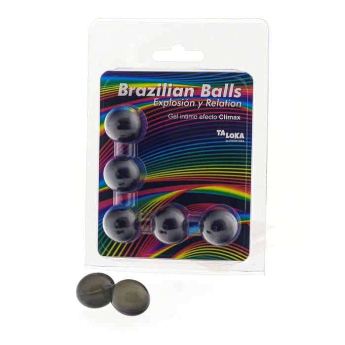 5  Brazilian Balls Explosion De Aromas Gel Excitante Efecto Climax