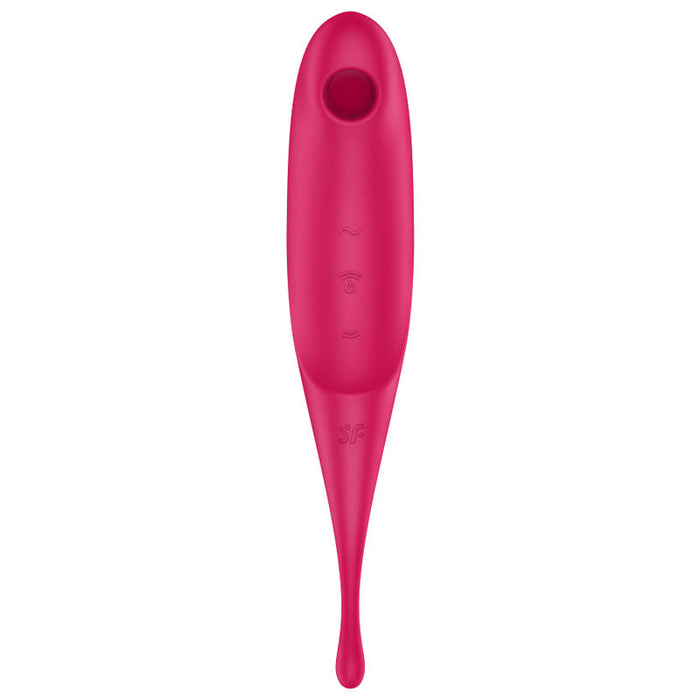 Satisfyer - Twirling Pro Estimulador Y Vibrador Rojo