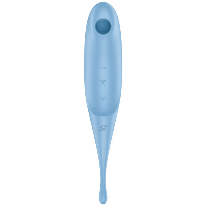 Satisfyer - Twirling Pro Estimulador Y Vibrador Azul