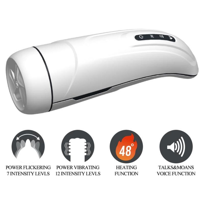 Masturbador  Marissa  Masculino Vibración, Calor, Voz Sex Talk Y Licking