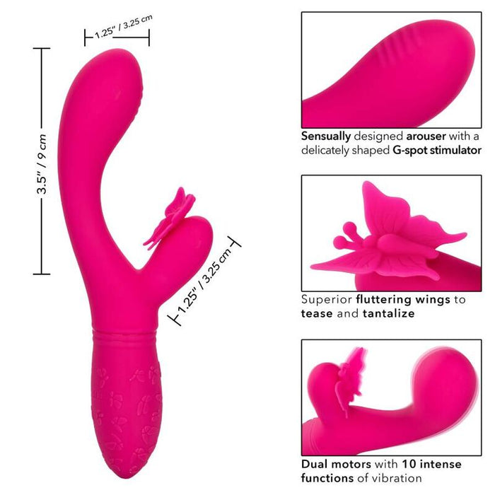 Vibrador California Exotics  Butterfly Kiss Flutter Rosa