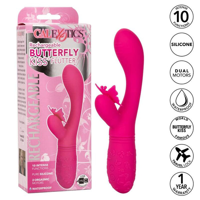 Vibrador California Exotics  Butterfly Kiss Flutter Rosa