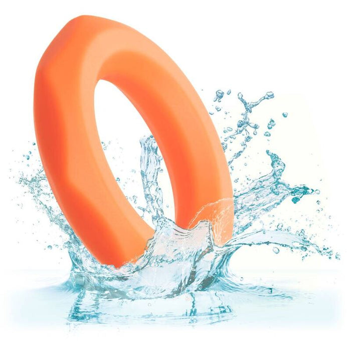 Funda Para El Pene California Exotics Alpha Sexagon Ring Naranja