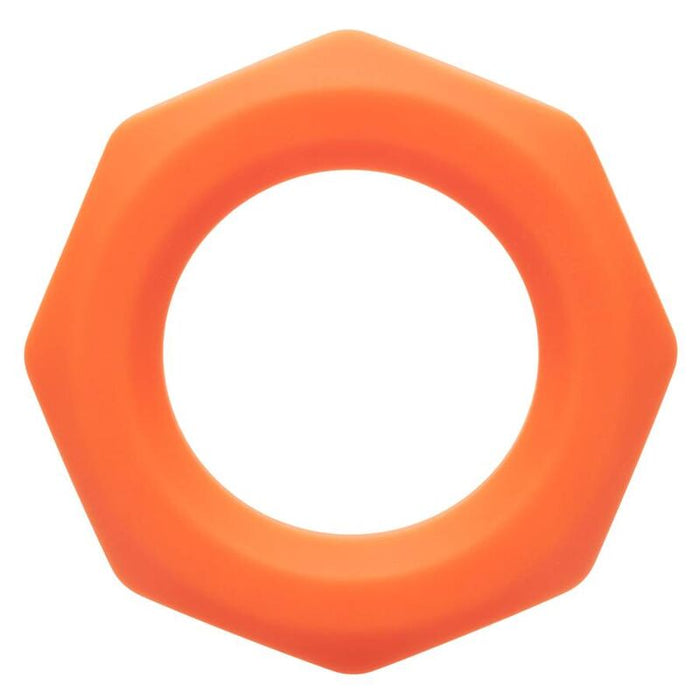 Funda Para El Pene California Exotics Alpha Sexagon Ring Naranja