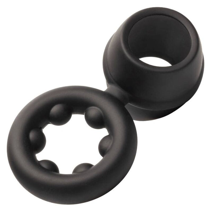 Funda Para El Pene California Exotics Alpha Dual Magnum Ring Negro