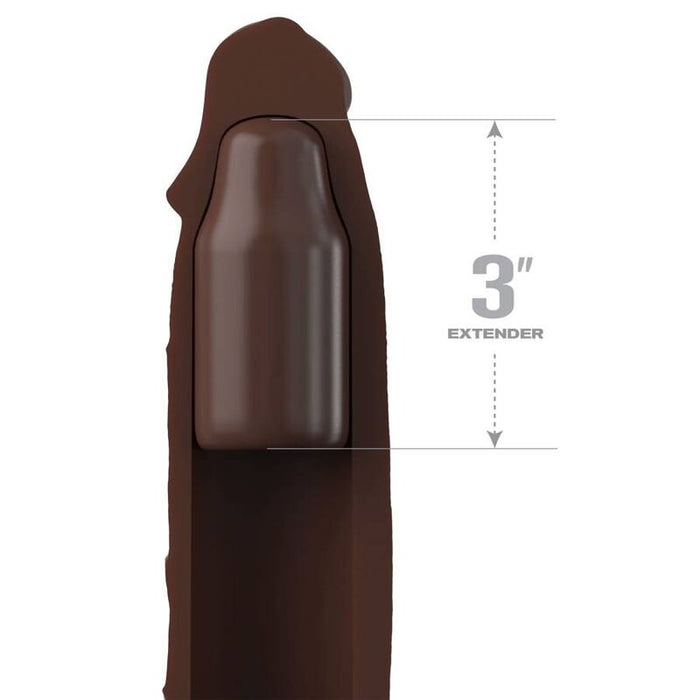 Funda Para El Pene Pipedreams Extension W Strap 17,78 Cm Brown