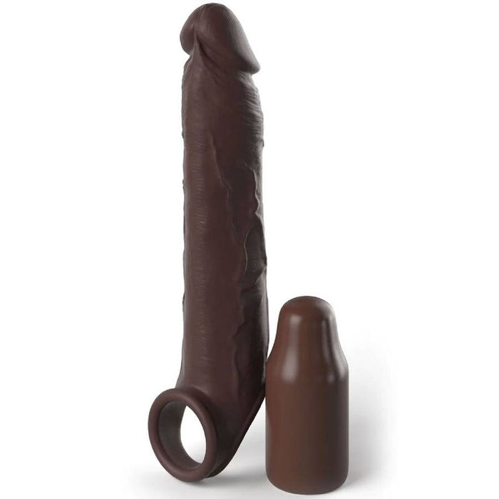 Funda Para El Pene Pipedreams Extension W Strap 17,78 Cm Brown