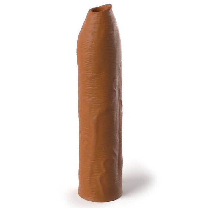 Funda Para El Pene Pipedreams Extension Sleeve Uncut 17,78 Cm Caramel