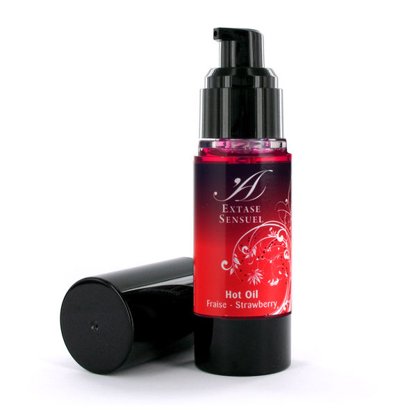 Extase Sensual - Aceite Estimulante Calor Fresa 30 Ml
