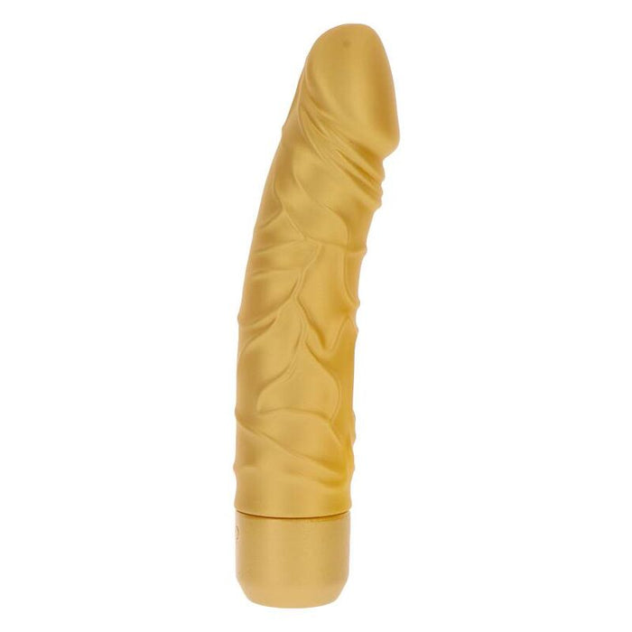 Get Real - Gold Dicker Original Vibrador Dorado