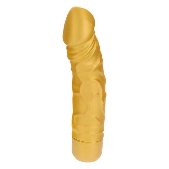 Get Real - Gold Dicker Original Vibrador Dorado