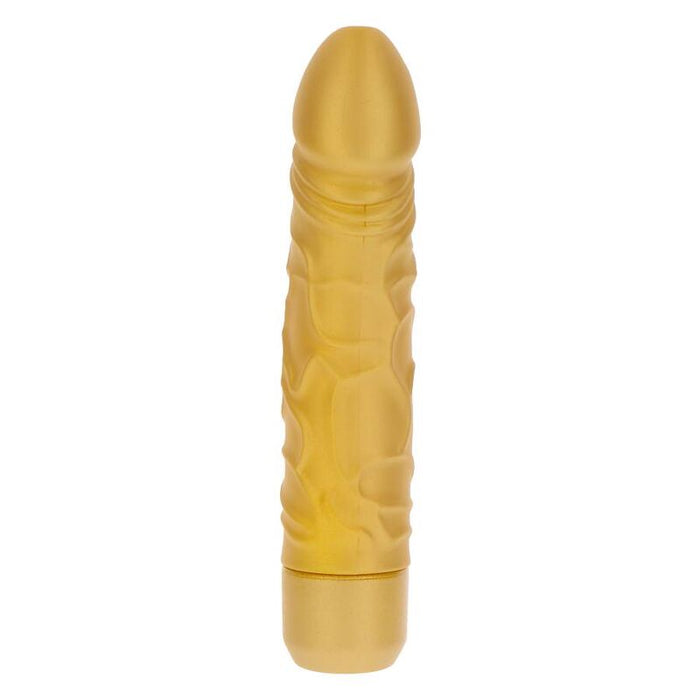 Get Real - Gold Dicker Original Vibrador Dorado