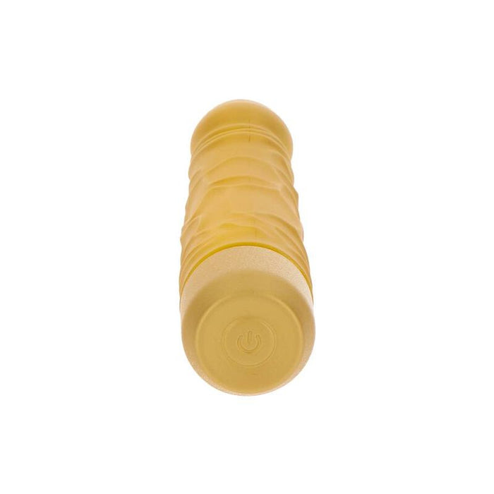 Get Real - Gold Dicker Original Vibrador Dorado