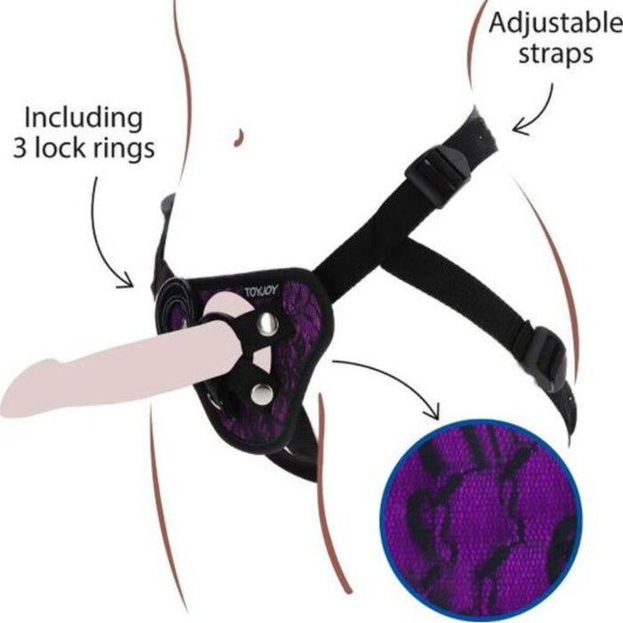 Toyjoy Strap-On Lace Harness Violeta