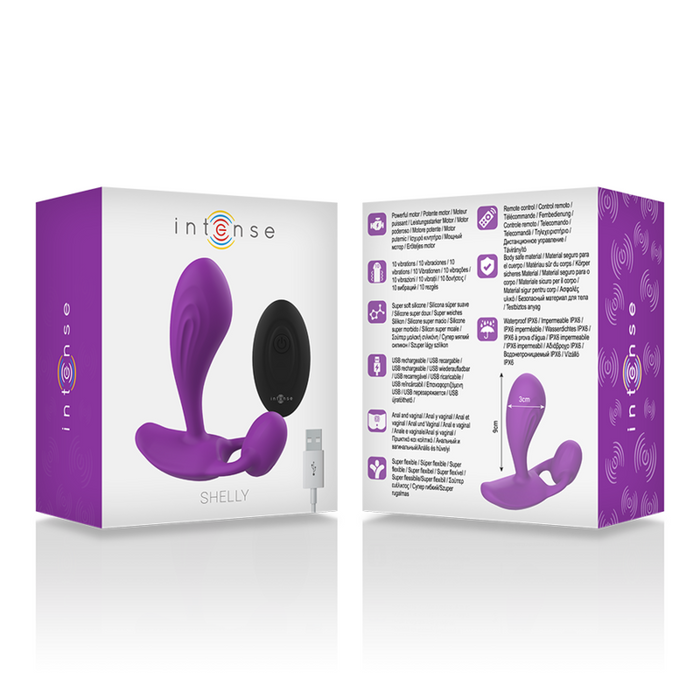 Intense - Shelly Plug Anal Control Remoto Morado